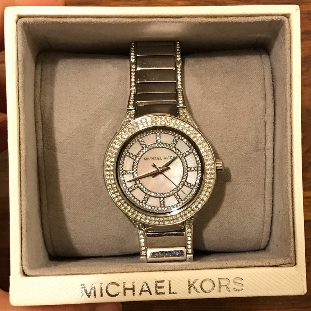 Silver Michael Kors watch